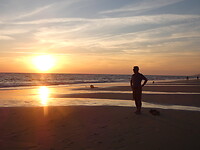 Ondergaande zon
