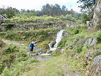 Veel water op de wandeling rondom Soajo