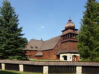 Houten kerk Sväty Kriz