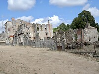 Straat in Oradour sur Glane