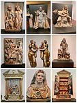 Beeldhouwwerken in museo de escultura