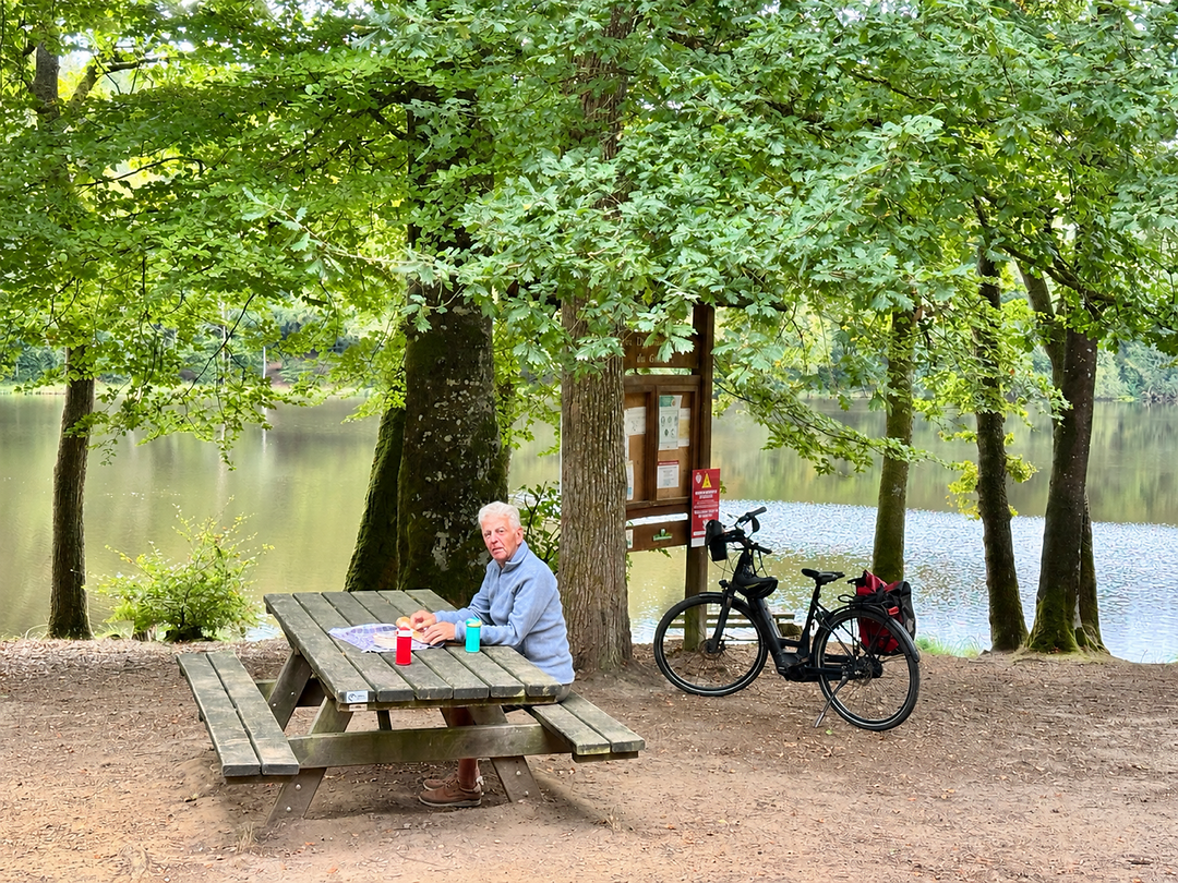 Lunchplek bij Etang de la Lande Forêt