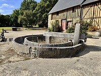 Oude molen om peren te malen