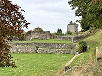 Tuin rondom kasteel