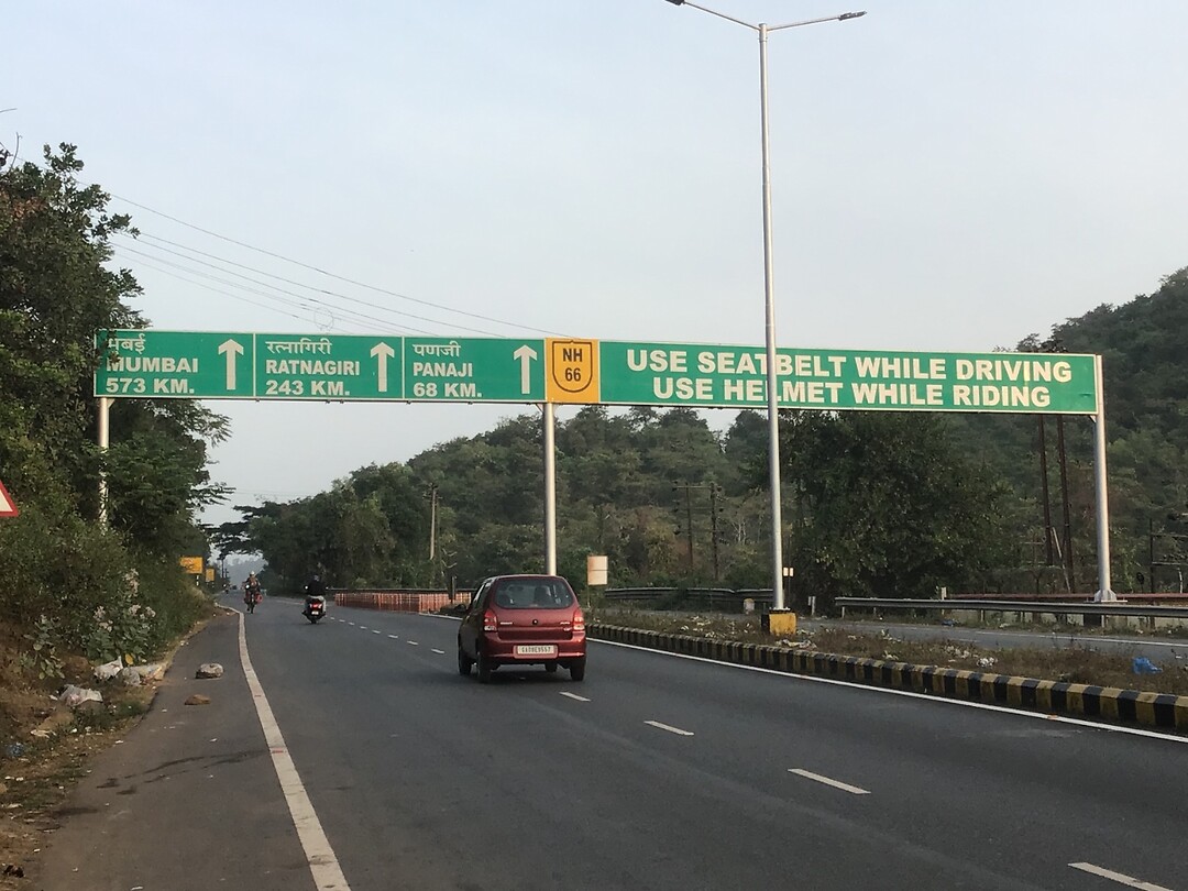 Weg in Goa