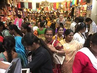 Sari shop in Mysore