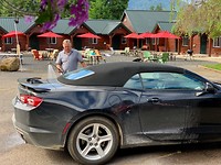 Toch maar even auto wassen