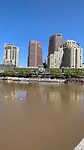 Yarra rivier in Melbourne centrum