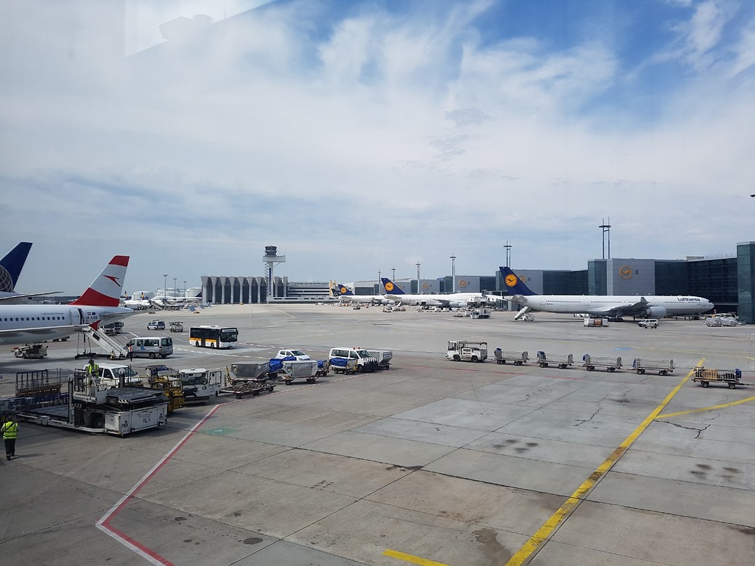 Frankfurt bij Lufthansa