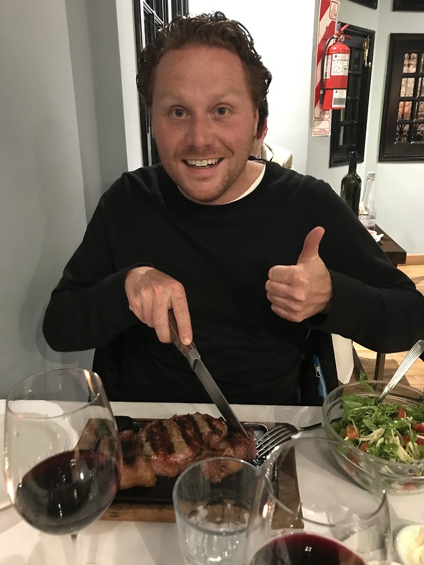 Laatste overheerlijke steak - Buenos Aires