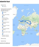 geplande route