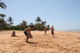 Rugby op het strand