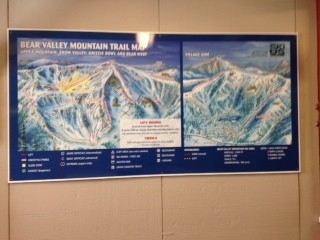 The map, almost all were closed because there wasn't enough snow.