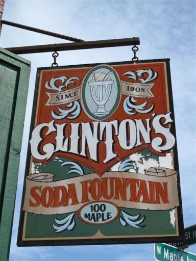 Clinton's soda fountain