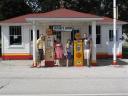 Oude pomp station op route 66