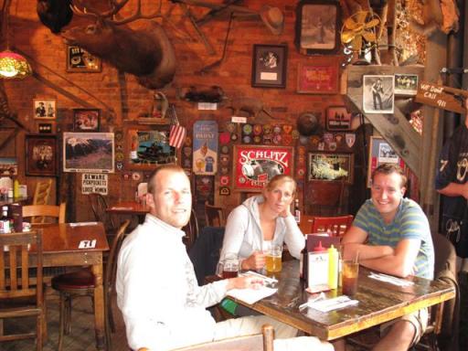 eten tussen de dieren in Silverton, Colorado