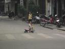 Verkeersheld in Hanoi