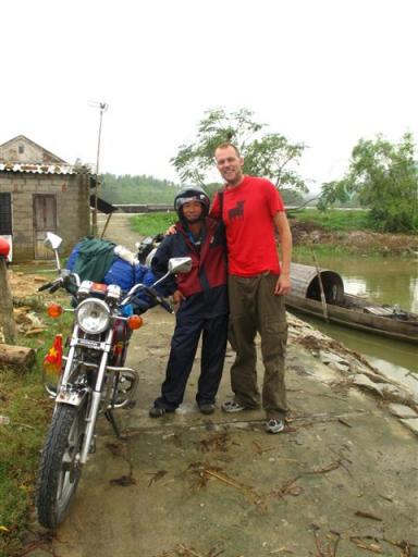 Mr.T en Timo met de easyrider