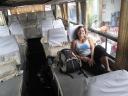 de bus naar Dong Ha.. relax!