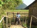 bruggetje omgeving Vang Vieng, Laos