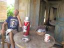 Potje thee bij onze top guesthouse in Ubud