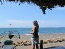 even lunchen en naar de zee kijken- Lombok