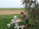 Picknicken onderweg naar Johannesburg