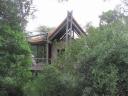 Onze tent! Luxe, wel een paar spinnen!