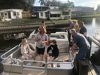 De start van onze boottocht
