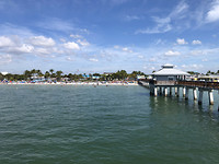 Vanaf de pier