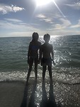 Aan het strand