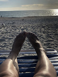 Op het strand
