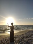 Tineke tilt de zon op