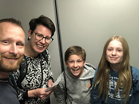 De laatste groep selfie