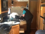 Camper inruimen