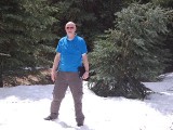 leo in de sneeuw