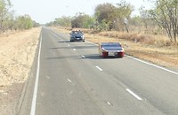 World Solar Challenge. Toevallig onderweg enkele deelnemers gezien