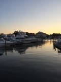 Zonsondergang in the Hamptons