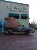 Promotie auto van LL Bean