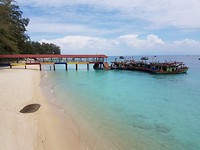 Strand Perhentian. Wat een pracht.