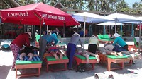 Massage `on the beach`