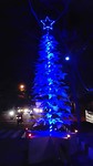 Kerstboom in de straten van Kota Ambon