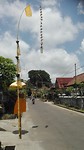 Penjors nabij Ubud