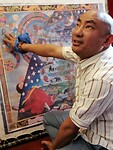 Master mandala painting