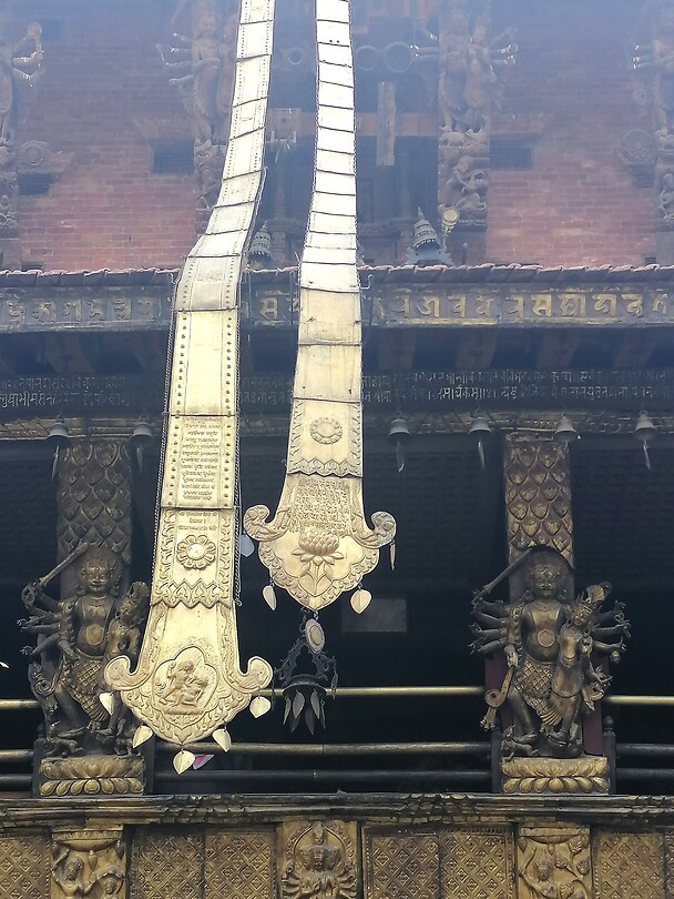 Decoratie tempel Durbar Square