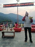 Ceremoniemeester Aarti ceremonie