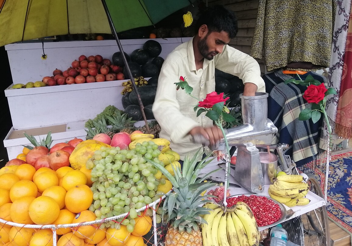 Vers geperst fruitsapje