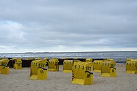 In de verte het eiland Neuwerk