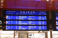 Vertrekbord staren