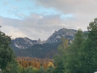 Zicht vanaf de camping